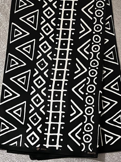 African Patterns And Prints, Ankara Fabric Pattern, African Patterns Design, Ankara Print Pattern, African Motifs Pattern, Traditional African Fabric Patterns, Ankara Fabric African Textiles Patterns, Black And White African Art, Ankara Fabric African Textiles