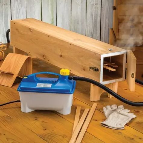 Steam Bent Wood: Why It Works | DOZR Steam Bent Wood, Simple Workbench Plans, Bend Wood, Bending Wood, Wood Bending, Steam Box, Wood Kayak, Steam Bending, Steam Bending Wood