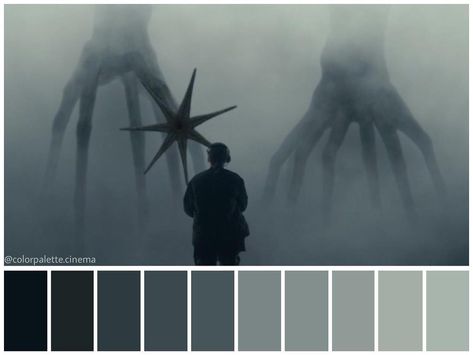 Arrival (Denis Villeneuve, 2016) Color In Film, Terror Movies, Movie Color Palette, Cinema Colours, Denis Villeneuve, Color Palette Challenge, Color Script, Color Film, Color Palette Design