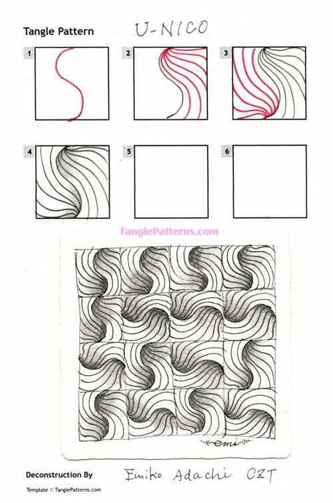 Tangle Patterns Step By Step Beginner, Zen Tangle Patterns Easy Step By Step, Simple Zentangle Art Patterns, Art Drawings Step By Step, Zen Tangle Patterns Easy, Zentangle Designs Step By Step, Zen Doodle Patterns Easy, Zentangle Tutorial Step By Step, Zentangle Art Beginners