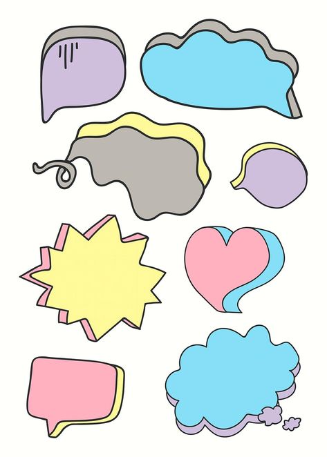 Bubble Icon, Classroom Window, Chat Icon, Bubble Drawing, Thought Bubble, Yellow Pastel, Paper Background Design, Conversation Heart, Pastel Balloons