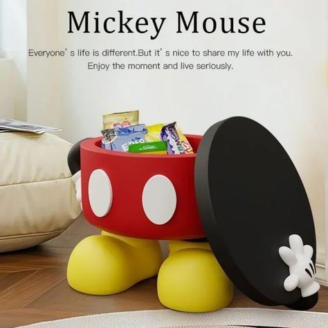 Mickey Mouse Furniture, Mickey Mouse Kids Room, Mickey Room, Traditional Cushion Covers, Disney House Ideas, Mickey Mouse Ideas, Mickey Mouse Christmas Tree, Mickey Mouse House, Mickey N Minnie