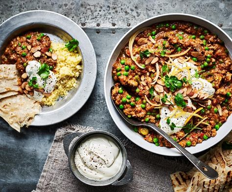 This traditional curry made with lamb mince and peas is made in your slow cooker for extra ease. Full of flavourful spices and preserved lemon. Dinner Ideas For Winter, Lamb Slow Cooker Recipes, Lamb Keema, Winter Dinner Ideas, Vegetarian Risotto, Slow Cooker Lamb, Preserved Lemon, Leafy Green Salads, Slow Cooker Pumpkin