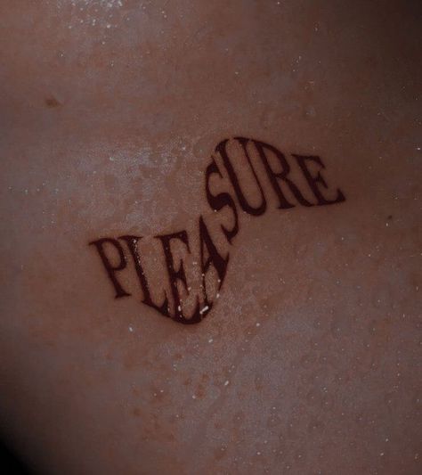 chest tattoo / pleasure tattoo / red tattoo / cool tattoo / tattoo design / tattoo ideas / minimal tattoo / lettering tattoo / dövme fikirleri Tattoo Ideas Minimal, Pleasure Tattoo, Tattoo Cool, Tato Minimal, Tattoo Red, Tattoo Design Tattoo, Red Tattoo, Cool Tattoo, Lettering Tattoo