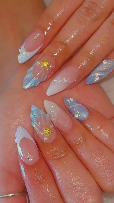 Short Coffin Nails Designs, Chrome Nails Designs, The Audacity, Wow Nails, Drip Nails, Short Coffin Nails, Summery Nails, Girly Acrylic Nails, Almond Nails Designs