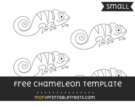 Chameleon Template - Small Chameleon Template, Kindergarten Measurement, Colorful Chameleon, Measurement Kindergarten, Library Lesson Plans, Template Free Printable, Forest Camp, Library Lessons, Kid Craft