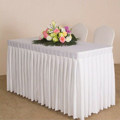 Wedding Top Table, Big Skirts, Wedding Tablecloths, Party Table Cloth, Restaurant Wedding, Table Skirt, Banquet Tables, Wedding Party Decorations, Patio Table