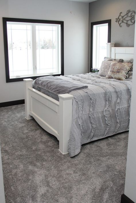 Plush Grey Bedroom Carpet Dark Grey Carpet Bedroom, Bedroom Carpet Colors, Grey Bedroom Rug, Grey Carpet Bedroom, Dark Grey Carpet, Light Gray Carpet, Carpet Bedroom, Grey Bedroom, Brown Living Room