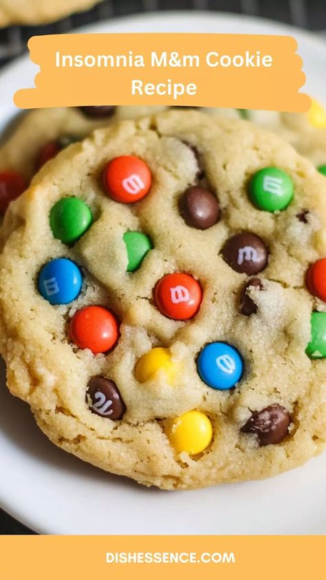 Insomnia M&m Cookie Recipe – Dish Essence Soft M M Cookies Recipe, Mnm Cookies Recipe, Mnm Cookies, Soft Chewy Cookies, Insomnia Cookies, M M Cookies, Chewy Cookies, Cookie Brownie Bars, Chocolate Chip Cookie Recipe