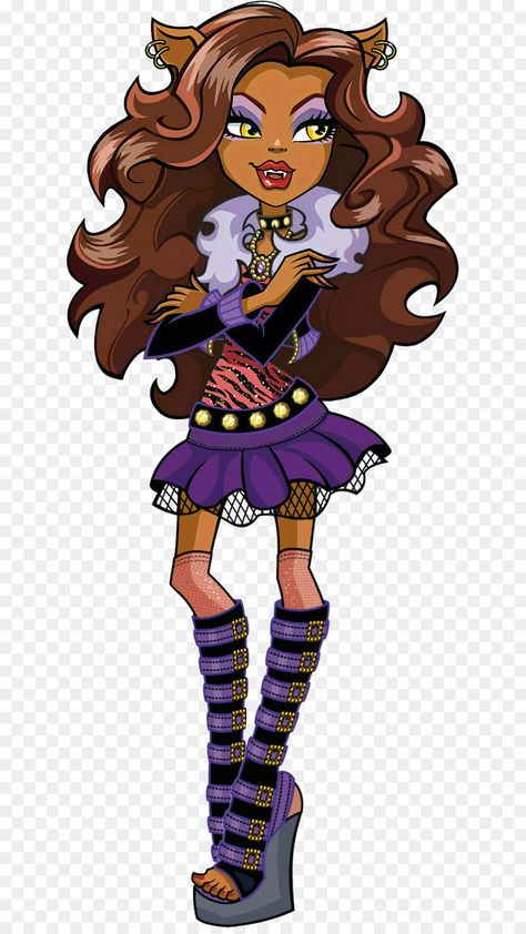 Clawdeen Wolf, Monster High, Purple, Hair