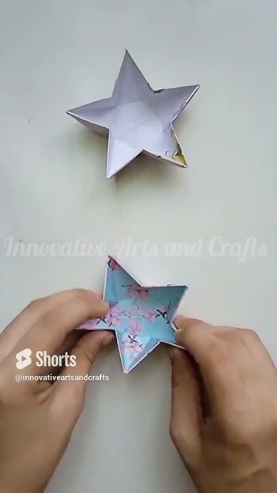 Paper Star Storage Box #art #craft #diy #shorts #innovativeartsandcrafts #youtube Origami Star Box Tutorial, Origami Stella, Origami Box Easy, Origami Box Tutorial, Origami Star Box, Star Theme, Storage Box With Lid, Box Tutorial, Star Box