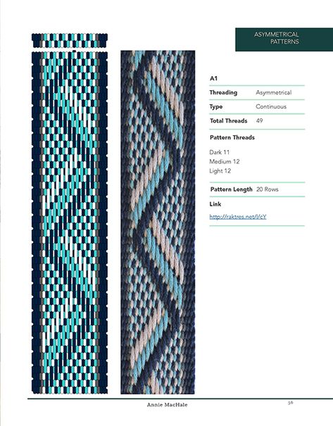 Inkle Weaving Patterns, Tablet Weaving Patterns, Band Weaving, Finger Weaving, Inkle Weaving, Inkle Loom, Tablet Weaving, Online Pattern, Weaving Patterns