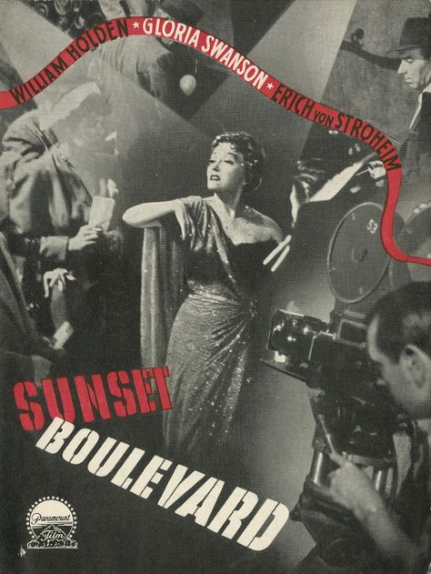 Sunset Blvd., 1950 Von Stroheim, Erich Von Stroheim, Gloria Swanson, Billy Wilder, Film Posters Art, Noir Movie, Sunset Blvd, Sunset Boulevard, Silent Film Stars