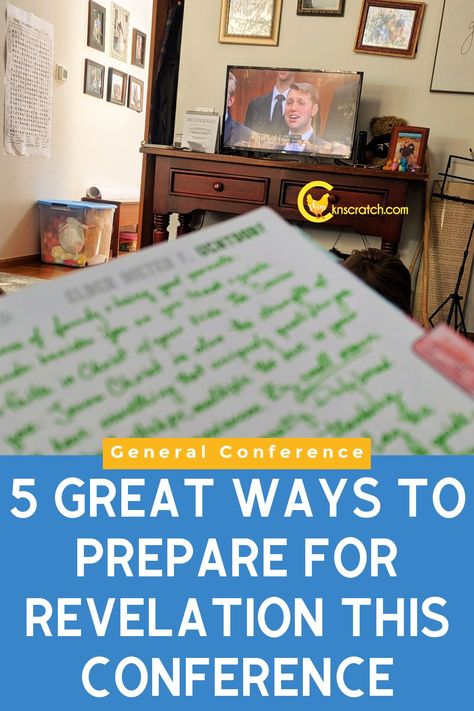 5 Great Ways to Prepare Yourself to Receive Revelation during General Conference  https://cknscratch.com/family-time/5-great-ways-to-prep-for-general-conference How To Prepare For General Conference, Prepare For General Conference Lds, Preparing For General Conference, General Conference Prep For Youth, Lds General Conference Activities, Scripture Study Journal, General Conference Activities, Follow The Prophet, Personal Revelation