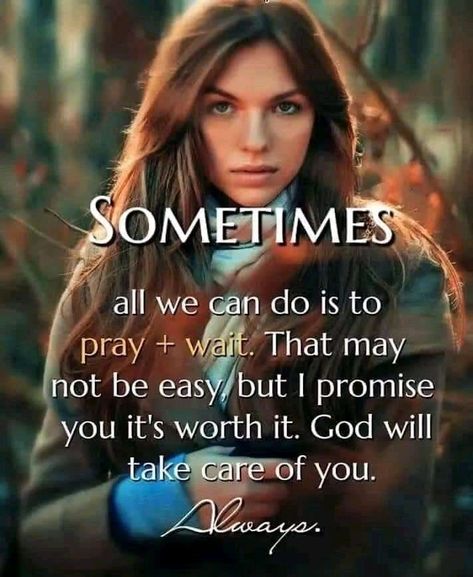 Trust in His timing! 🌟 God always takes care of us. We may wait for answers, but His plans are perfect and He knows what's best for us. Be patient and have faith. 🙏🌷🙏    . #Faith #TrustInGod #Patience #DivineTiming #DailyDoseOfInspiration #QuotesByCatherine #BOOMchallenge Encouragement Quotes For Women Strength, God Takes Care Of Us, Quotes For Women Strength, Encouragement Quotes For Women, God Plan, Women Strength, Christian Motivational Quotes, Miracle Prayer, Divine Timing