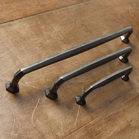 Montrose Iron Pull Handle - Cupboard Handles - Yester Home Shabby Chic Toilet, Brass Kitchen Handles, Black Kitchen Handles, Iron Drawer Pulls, Kitchen Cupboard Handles, Kitchen Cupboard Doors, Brass Kitchen Faucet, Kitchen Door Handles, Designer Kitchen