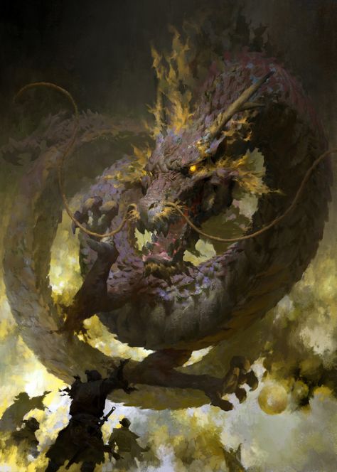 Eastern Dragon, Guild Wars 2, Asian Dragon, Guild Wars, Dragon 2, Dragon Artwork, Mythological Creatures, Creature Concept Art, Mystical Creatures