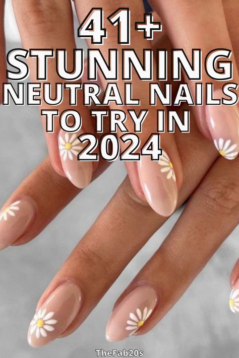 41+ Neutral Nails That Are Both Timeless AND Trendy -  #Nails #Neutral #Timeless #Trendy Neutral Nail Designs, Simple Spring Nails, Nail Color Trends, Spring Nail Trends, Cute Spring Nails, Spring Nail Colors, Vacation Nails, Neutral Nails, Beauty Nail