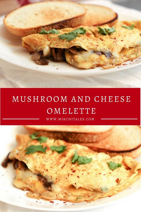 Mushroom and Cheese Omelette | Stuffed Omelette | Mirchi Tales Suhoor Recipes, Stuffed Omelette, Mushroom And Cheese, Mushroom Omelette, Breakfast Cheese, Cheese Omelet, Cheese Omelette, Breakfast Prep, Stuffed Mushroom