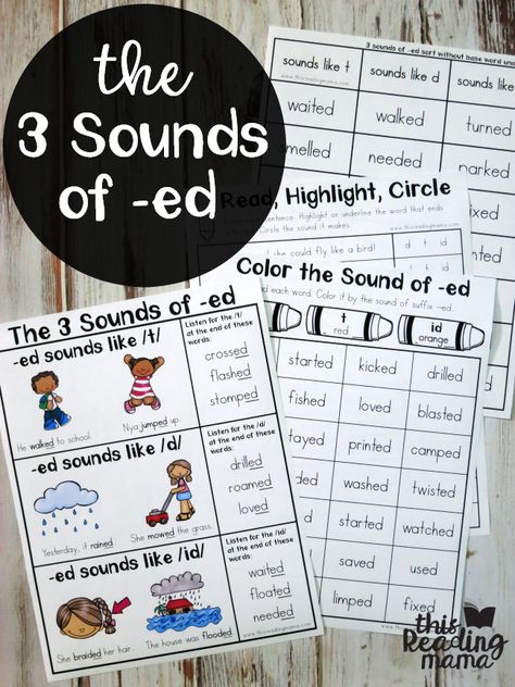 Suffix Ed Anchor Chart, Sounds Of Ed Anchor Chart, Fundations Second Grade, 3 Sounds Of Ed, Sounds Of Ed, Suffix Ed, Decoding Activities, Inflectional Endings, Structured Literacy