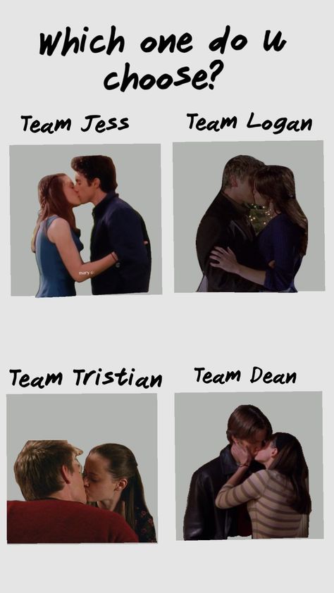 #Rory&Tristian #Rory&Dean #Rory&Jess #Rory&Logan #Gilmore Girls Rory X Dean, Tristen And Rory, Gilmore Girls Logan And Rory, Jess And Dean, Rory Logan, Jess Rory, Rory And Dean, Logan Gilmore, Rory Jess