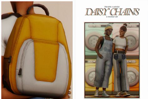 Sims 4 a recolour jeans – dungarees – backpack The Sims 4 Backpack Cc, Ts4 Backpack Cc, Sims 4 School Bag Cc, Sims 4 Cc Bag Maxis Match, Sims 4 School Bag, Sims 4 Cc Backpack Accessory, Sims 4 Hiking Cc, Sims 4 Purse Accessory, Sims 4 Cc Backpack