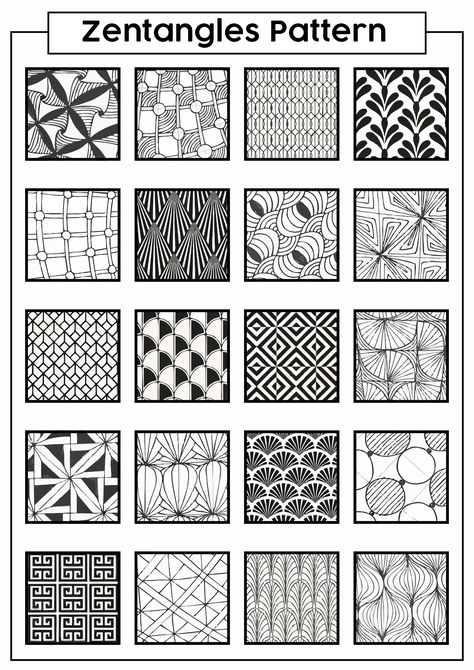 Different Types Of Texture Drawing, Texture Line Drawing, Shading Exercises, Line Texture Pattern, Line Techniques, Pattern Examples, Teach Drawing, Wednesday Art, Zentangle Doodles