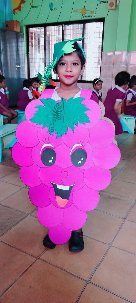 Grape fruit dress Grapes Costume, Fruit Dress, Fancy Dress Costume, School Events, Dress Costume, Fancy Dress Costumes, Costume Dress, Fancy Dress, Grapes