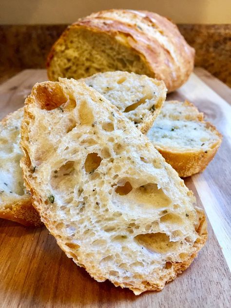 Garlic And Herb Artisan Bread, Artisan Bread With Steve, Artisan Bread Add Ins, Italian Peasant Bread, Tuscany Bread Recipe, Italian Parmesan Bread, Rustic Italian Bread Recipe Homemade, Herb French Bread, Italian Artisan Bread