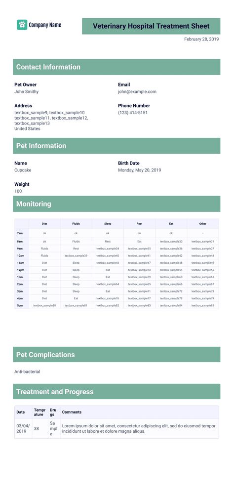 Dog Shot Record Template - PDF Templates | Jotform Record Template, Pet Health Record, Pet Adoption Certificate, Veterinary Tech, Adoption Form, Create An Animal, Dog Shots, Animal Clinic, Pet Adoption Center