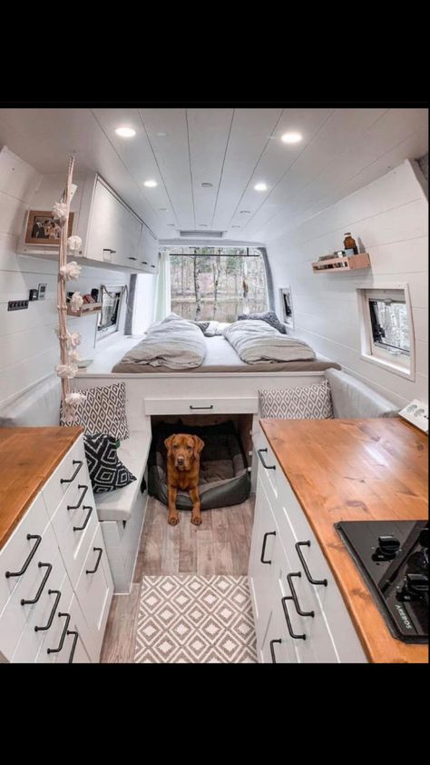 Under Sink Cupboard, Diy Camper Van, Kitchen Led Lighting, Drying Room, Solid Oak Table, Oak Table Top, Van Home, Van Interior, Camper Van Conversion