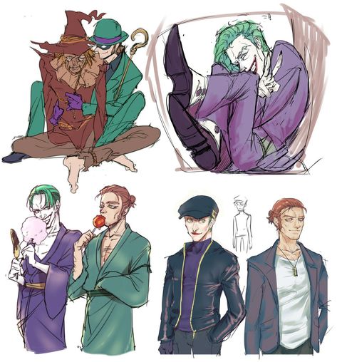 Jonathan Crane X Edward Nygma, Scriddler Fan Art, Batman Ships, Gotham Comics, Gotham Rogues, Man Bat, Scarecrow Batman, Batman Villain, Gotham News