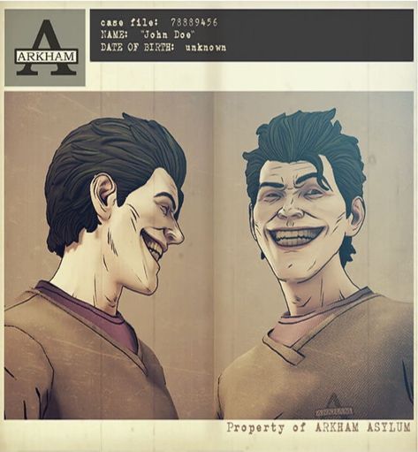 John Doe Telltale Joker, John Doe Batman Telltale, John Doe Joker, John Doe Batman, Batman The Telltale Series, Telltale Batman, Batman Telltale, Joker Comic, Batman Stuff