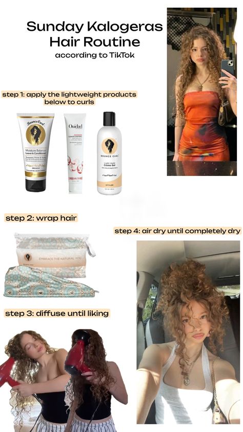 kalogeras sisters, sunday, sunday kalogeras, kalogeras sisters hair, hair routine, curly hair, curly hair routine #sunday #sundaykalogeras #kalogerassisters #curls #curlyhairroutine #hairroutine Curly Hair Advice, Healthy Curly Hair, Curly Hair Care Routine, Mixed Curly Hair, Curly Hair Tutorial, Cute Curly Hairstyles, Natural Wavy Hair, Curly Hair Styles Easy, Hairdos For Curly Hair