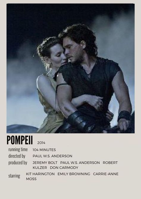 Pompeii Movie Poster, Films Romance, Pompeii Movie, Nostalgic Movies, Girls Night Movies, Polaroid Movie Poster, Free Movie Websites, Film Recommendations, Movies To Watch Teenagers