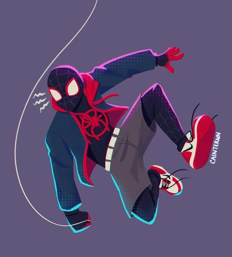 Miles Morales Swinging, Spiderverse Wallpaper, Miles Spiderman, Spiderman Art Sketch, Miles Morales Spiderman, Black Spiderman, Spiderman Artwork, Pumped Up Kicks, Marvel Spiderman Art