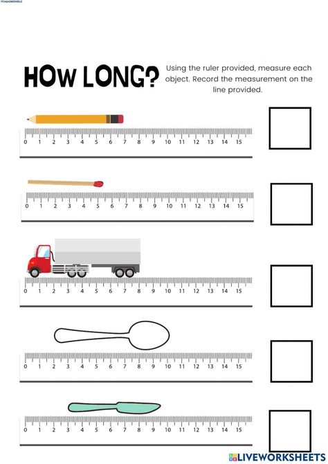 Measurement 2nd Grade, Printable Ruler, Measurement Worksheets, Measuring Length, Grade 6 Math, Measurement Activities, Mathematics Worksheets, Elementary Learning, Math Measurement