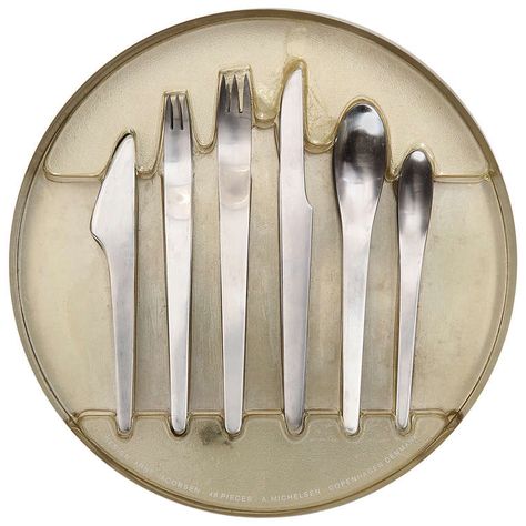 Vintage Arne Jacobsen; Unique Flatware, Best Knife Sharpener, Flatware Design, Ceramic Cutlery, Modern Tableware, Midcentury Design, Vintage Flatware, Plastic Cutlery, Unique House Design