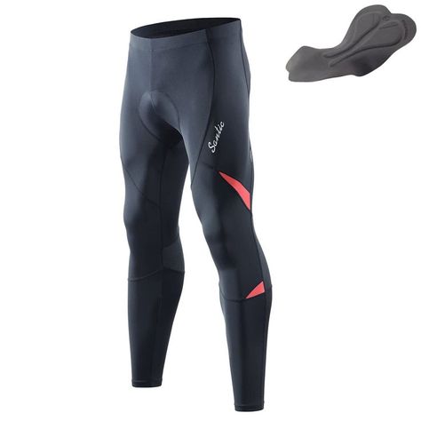 Santic Mens Cycling Compression Tights Pants Windproof Bike Trousers Bicycle Athletic Pants Leggings For Winter, Cycling Leggings, Bicycle Riding, Cycling Pants, Fleece Lined Leggings, Lined Leggings, Mens Thermals, Compression Tights, Mens Cycling