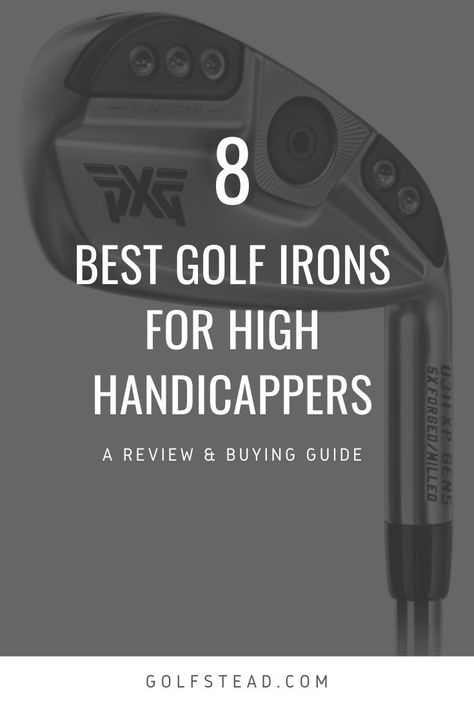 Most high handicappers will want to prioritize distance and forgiveness in their irons as this will help mitigate the effects of poor ball contact. We review some of the best irons for high handicappers here: https://golfstead.com/best-golf-irons-for-high-handicappers #golf #golfing #golfirons Best Golf Irons, Best Golf Clubs, Best Iron, Golf Irons, Most High, Amazon Associates, Golf Tips, Most Expensive, Change In