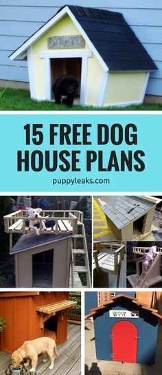 Dog House Plans Insulated, Double Dog House, Large Dog House Plans, Big Dog House, Dog House Plan, Small Dog House, Insulated Dog House, Build A Dog House, Dogs Diy Projects