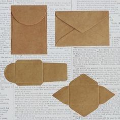 Tutorial Origami, Pen Pal Letters, Diy Envelope, Envelope Art, Origami Crafts, Paper Envelopes, Book Page, Download Free Images, Love Notes