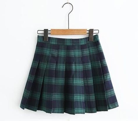 Slytherin Halloween Costume, Uniform Png, Black Plaid Skirt, Skirt Aesthetic, High Waisted Mini Skirt, School Skirt, Pleat Skirt, 90s Style, Plaid Fabric