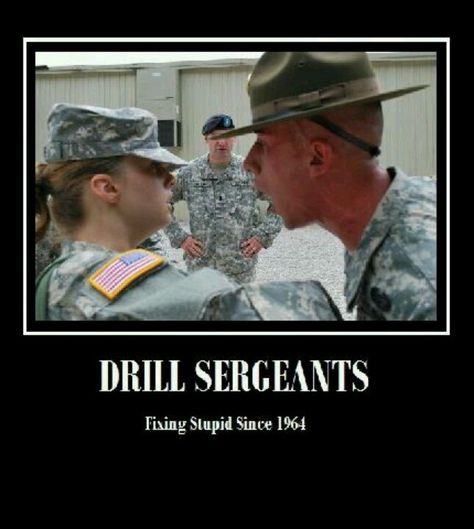 Fixing-stupid Usmc Humor, Military Life Quotes, Drill Sergeant, Military Jokes, Military Memes, Army Humor, Military Quotes, Semper Fi, Army Strong