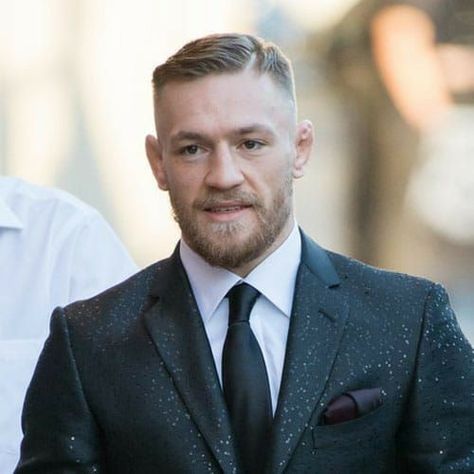 Conor Mcgregor Haircut, Conor Mcgregor Hairstyle, Long Slicked Back Hair, Undercut With Beard, Connor Mcgregor, Popular Short Haircuts, Thick Beard, Medium Length Hair Men, Super Hair