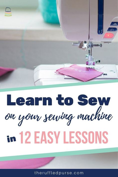 Sewing Classes For Beginners, Sewing Machine Beginner, How To Thread, Teaching Sewing, Easy Lessons, Sewing Machine Basics, Sewing Machine Projects, Learning To Sew, Sewing 101