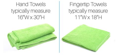 A Complete Guide to the Ins and Outs of Fingertip Towels | Blog Linen Hand Towels, Hand Towels Kitchen, Fingertip Towels, Small Bath, Ins And Outs, Towel Collection, Towel Sizes, Bathroom Towels, Towel Set