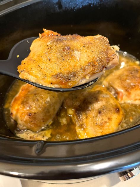 3-Ingredient Slow Cooker Chicken Chicken In Crock Pot Recipes Easy, 3 Ingredient Crock Pot Chicken, 3 Ingredient Crockpot Recipes, Chicken Thighs Slow Cooker, 3 Ingredient Chicken Recipes, Chicken Thighs Slow Cooker Recipes, Slow Cooker Chicken Recipe, 3 Ingredient Chicken, Easy Suppers