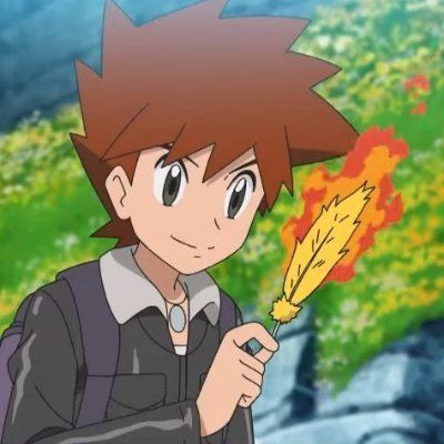 Gary Oak Icon, Gary Oak Pokemon, Gary Pokemon, Professor Oak, Blue Pokemon, Pokemon Human Characters, Pokémon Icons, Gary Oak, Pokémon Journeys