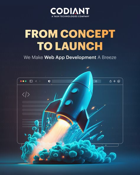 From the first concept to the final launch, we've got you covered! 💯 Our web app development services are designed to take the stress out of the process. 🚀 Social Media Services Post, Web Development Post, Website Development Creative Ads, Web Development Creative Ads, App Development Creative Ads, Partnership Post, Instagram Ads Ideas, App Development Design, App Launch